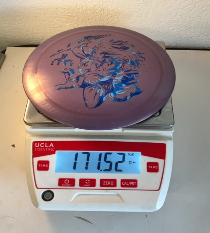 Discraft Big Z Zeus - Purple - 171.52g Distance Driver PRE-OWNED
