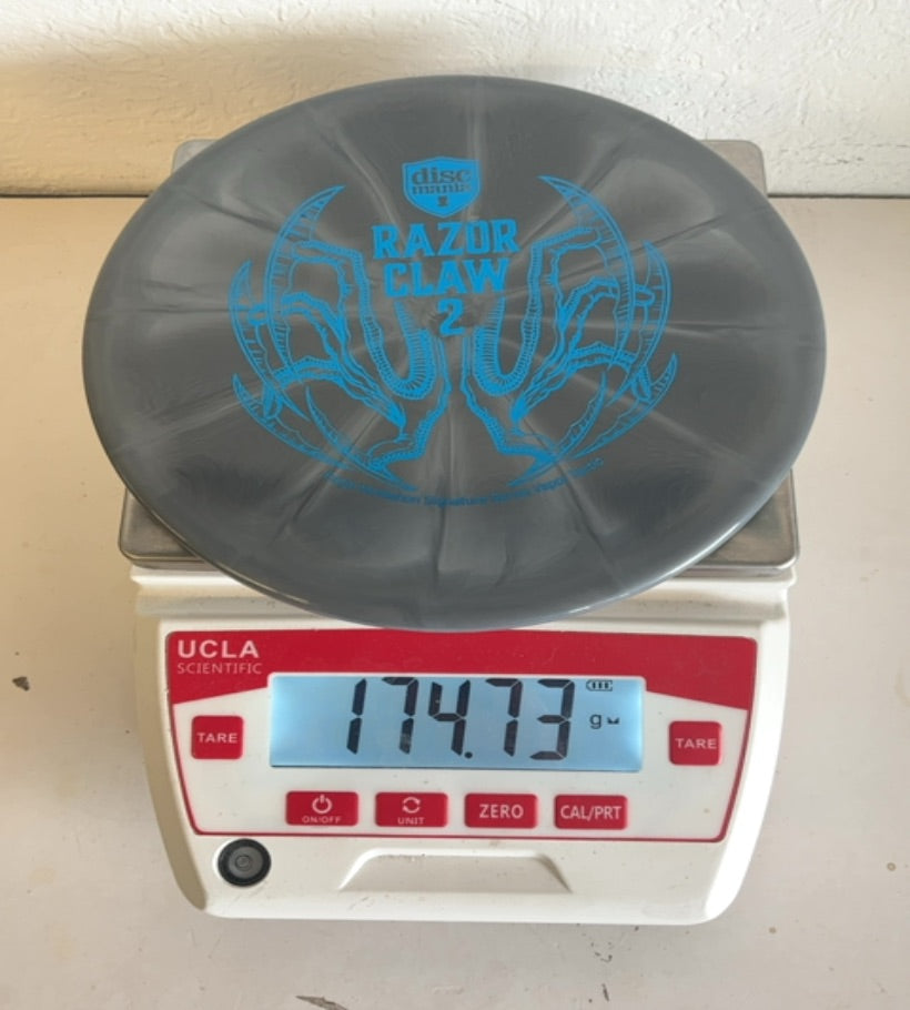 Discmania-Vapor-Razor Claw 2-Grey-174.73g PRE-OWNED