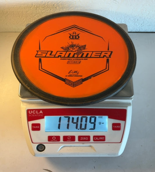 Dynamic Discs-Classic Orbit-Sockibomb Slammer-Orange-174.09g PRE-OWNED
