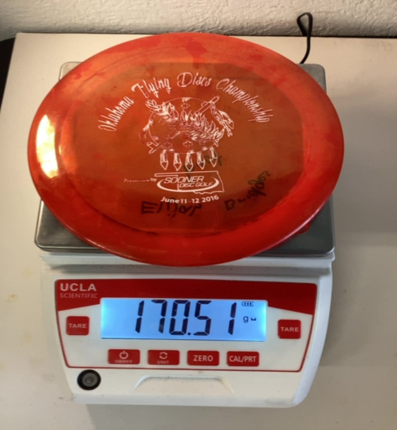 Dynamic-Discs-Lucid-Defender-Red-170.51g PRE-OWNED