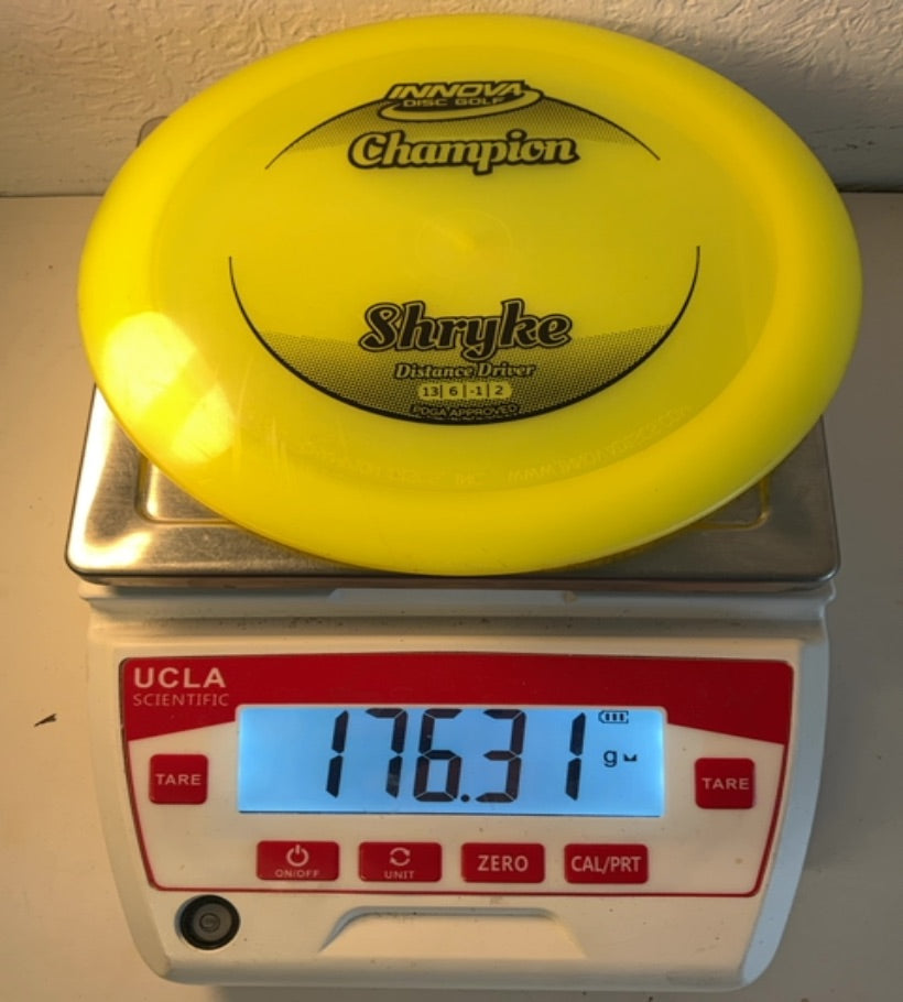 Innova-Champion-Shryke-Yellow-176.31g PRE-OWNED