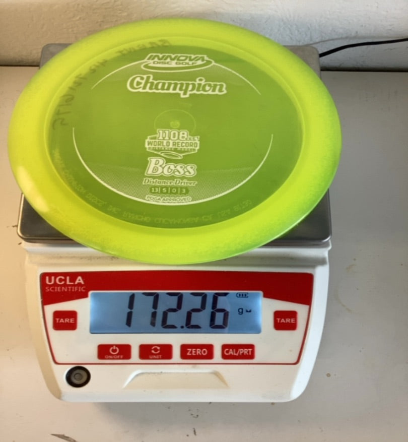 Innova-Champion-Boss-Yellow-172.26g PRE-OWNED