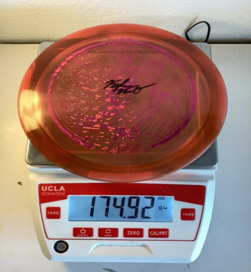 DGA-LE-Swirl-Tsunami-Orange-174.92g PRE-OWNED