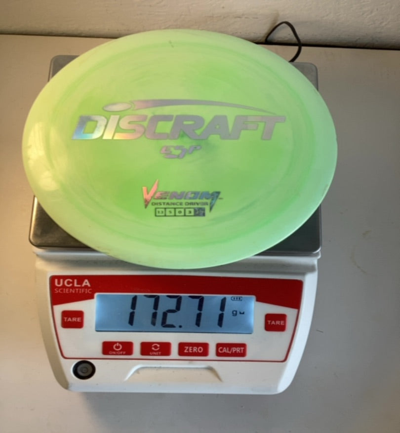 Discraft-ESP-Venom-Green-172.71g PRE-OWNED