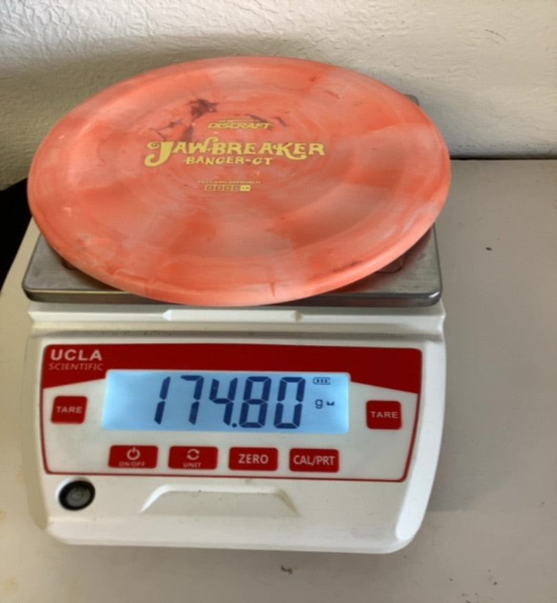 Discraft-Jawbreaker-Banger GT-Orange-Gold-174.80g PRE-OWNED