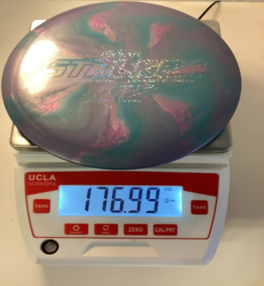 Discraft-Titanium-Stalker-Page-Pierce-Purple-176.99g PRE-OWNED