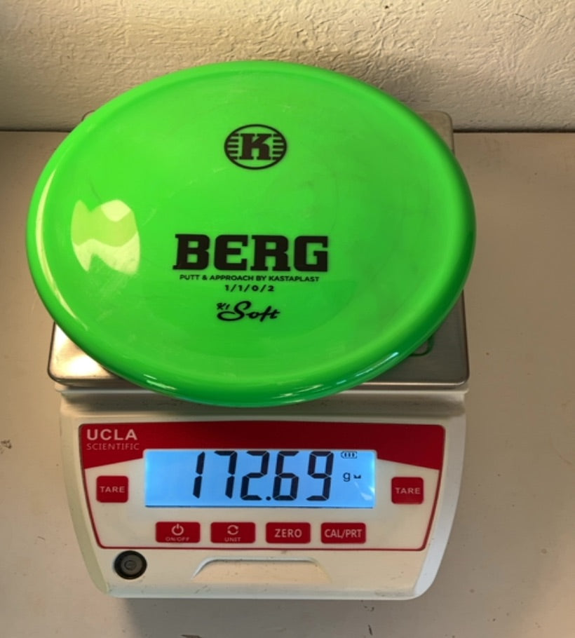 Kastaplast-K1 Soft-Berg-Green-172.69g PRE-OWNED