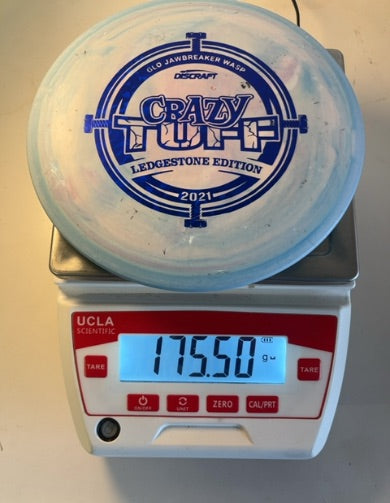 Discraft-Crazy Tuff Glo Jawbreaker-Wasp-Blue Swirl-175.50g PRE-OWNED