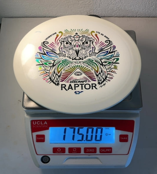 Discraft-ESP-Raptor-White-175.00g PRE-OWNED