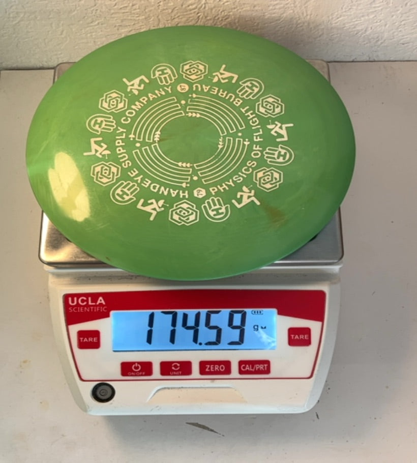 Dynamic Discs-Fuzion-Vandal-Green-174.59g PRE-OWNED