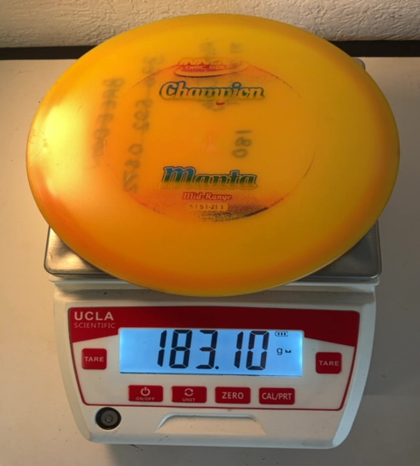 Innova-Champion-Manta-Yellow-183.10g PRE-OWNED