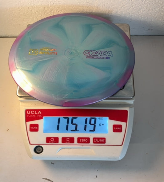 Discraft-Titanium-Cicada-Blue-175.19g PRE-OWNED