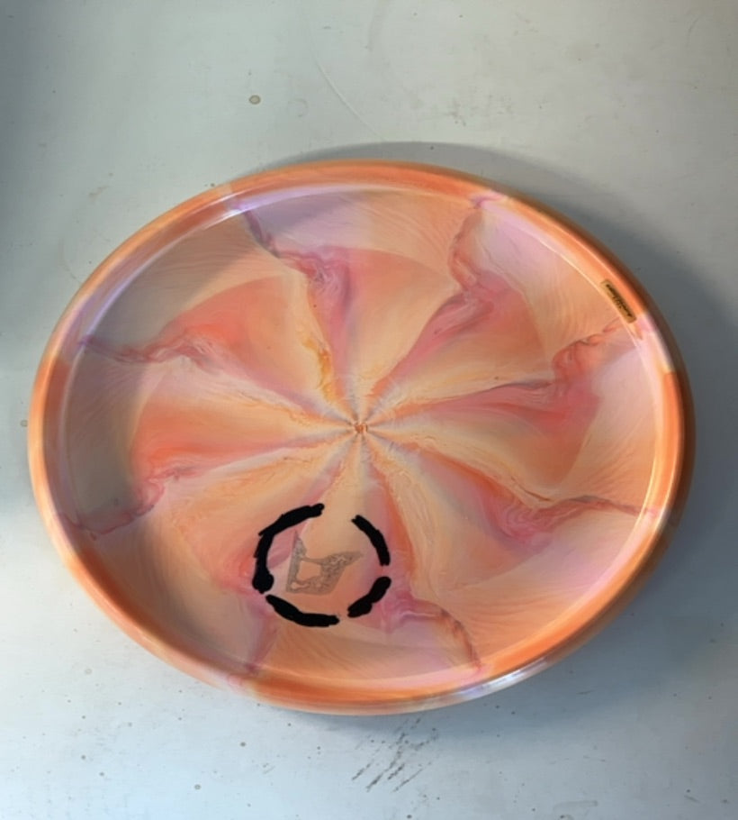 Discraft-ESP Swirl-Zeppelin-Orange-182.53g PRE-OWNED