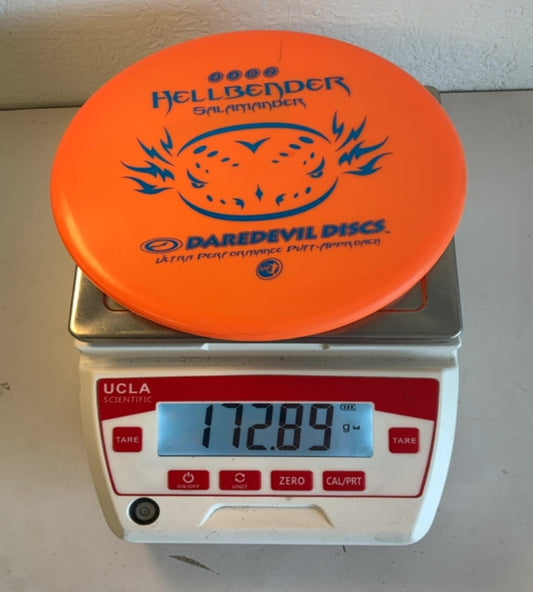 Daredevil Discs-UP-Hellbender Salamander-Orange-172.89g PRE-OWNED