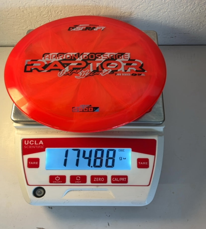 Discraft-Z Swirl-Raptor-Red-174.88g PRE-OWNED