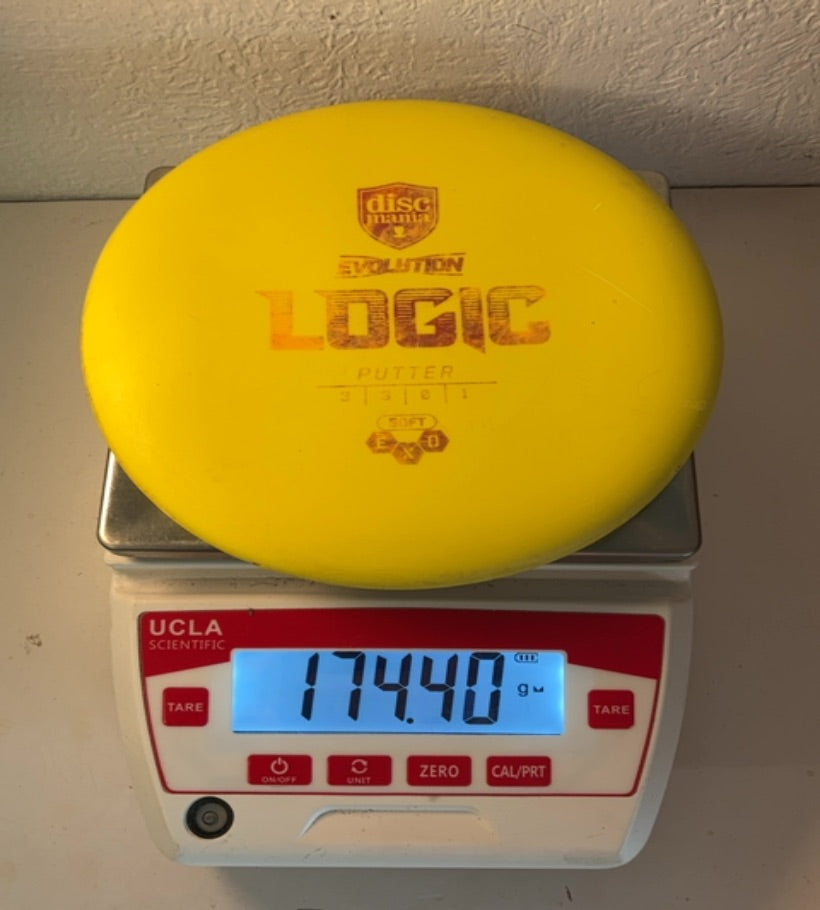 Discmania-Exo Soft-Logic-Yellow-174.40g PRE-OWNED