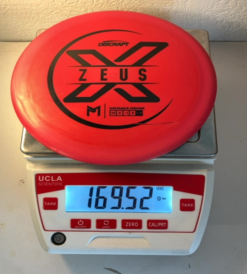 Discraft-X-Zeus-Red-169.52g PRE-OWNED