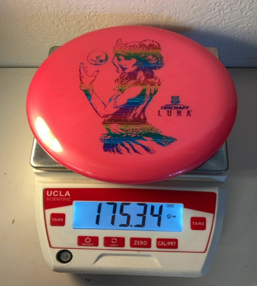 Discraft-Big Z-Luna-Red-175.34g PRE-OWNED