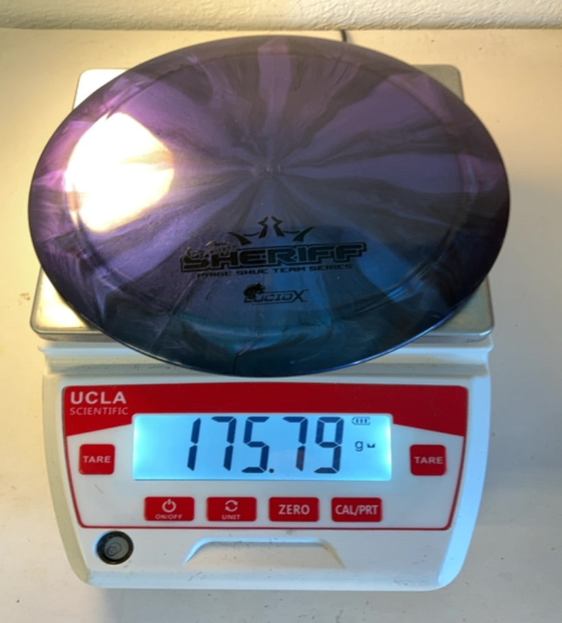 Dynamic Discs-LucidX-Sheriff-Purple-175.79g PRE-OWNED