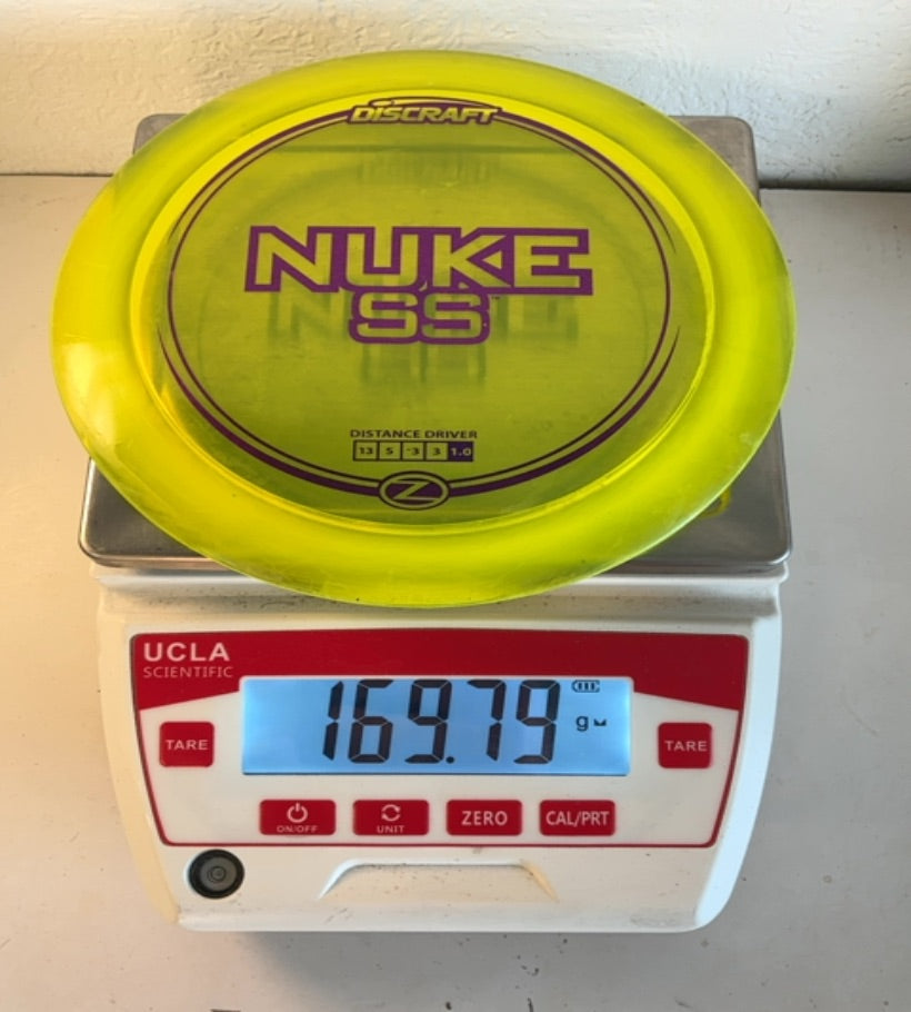 Discraft-Z-Nuke SS-Yellow-169.79g PRE-OWNED