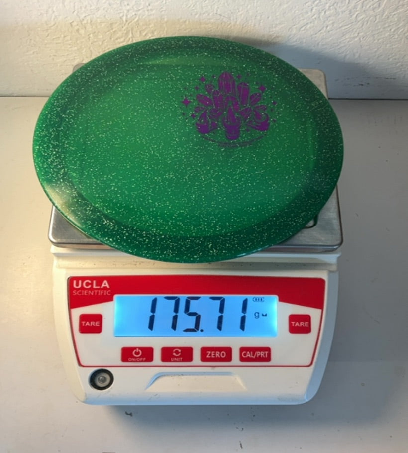 Discraft-Z Sparkle-Raptor-Green-175.71g PRE-OWNED