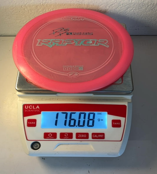 Discraft-Z-Raptor-Pink-176.08g PRE-OWNED