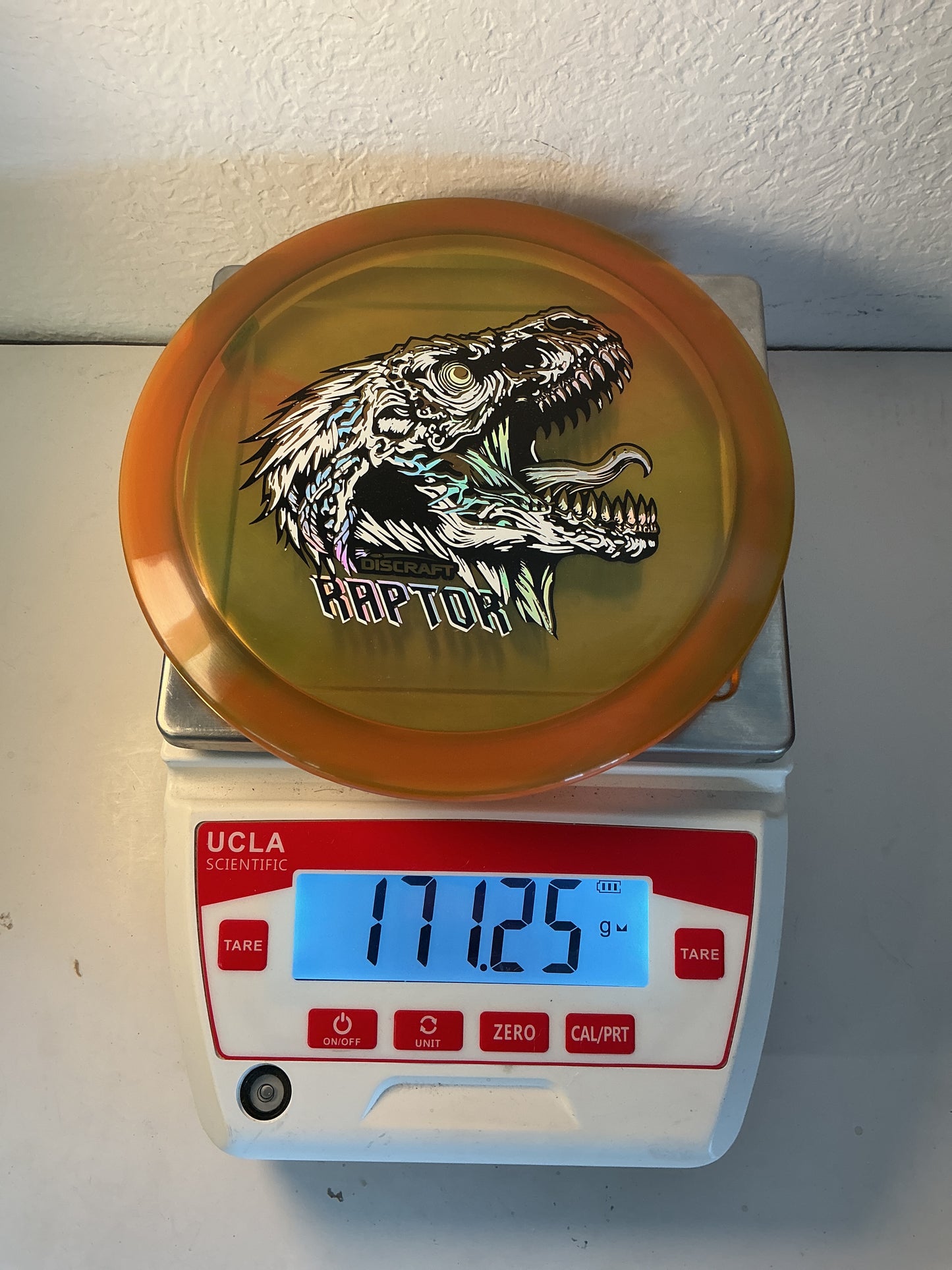 Discraft-Z Swirl-Raptor-Orange-171.25g PRE-OWNED