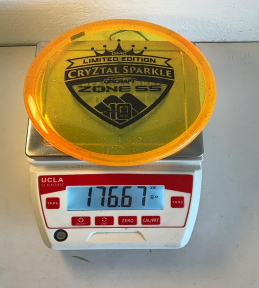 Discraft-CryZtal Sparkle-Zone SS-Orange-176.67g PRE-OWNED