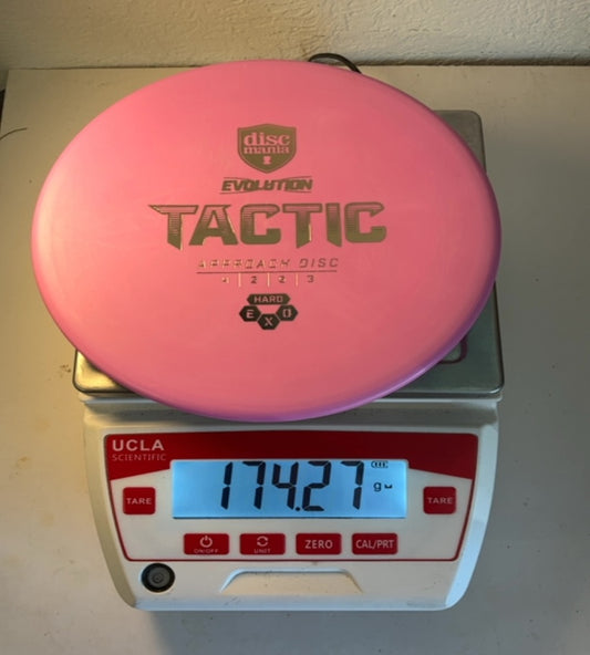 Discmania-Exo Hard-Tactic-Pink-174.27g PRE-OWNED