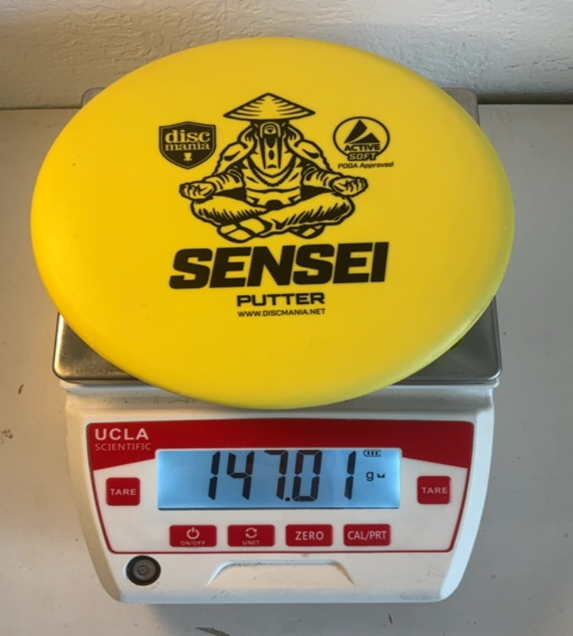 Discmania-Active Soft-Sensei-Yellow-147.01g PRE-OWNED