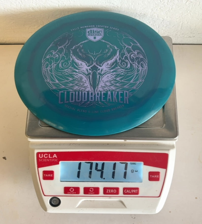 Discmania-Special Blend S-Line-Cloudbreaker-Blue-174.17g PRE-OWNED