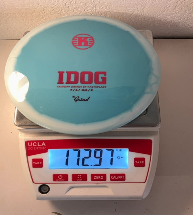 Kastaplast-K1 Grind-Idog-Blue-172.97g PRE-OWNED