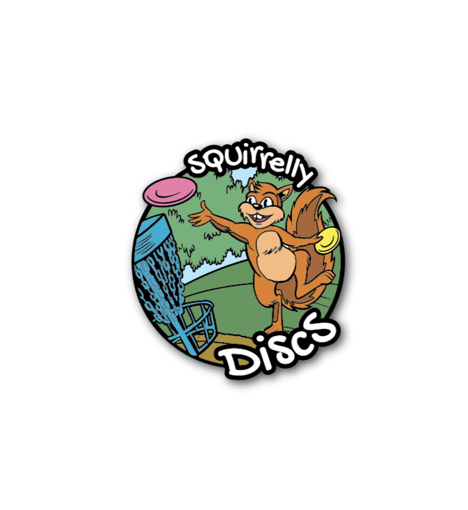 Squirrelly Discs Pin